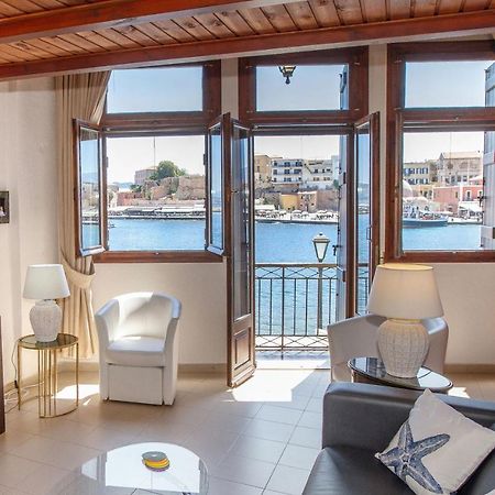 Casa Alba Seaview House Apartman Hriszí Aktí Haniá Kültér fotó