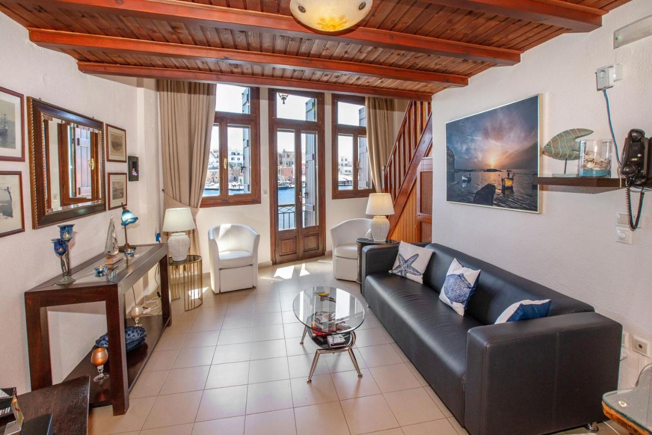 Casa Alba Seaview House Apartman Hriszí Aktí Haniá Kültér fotó
