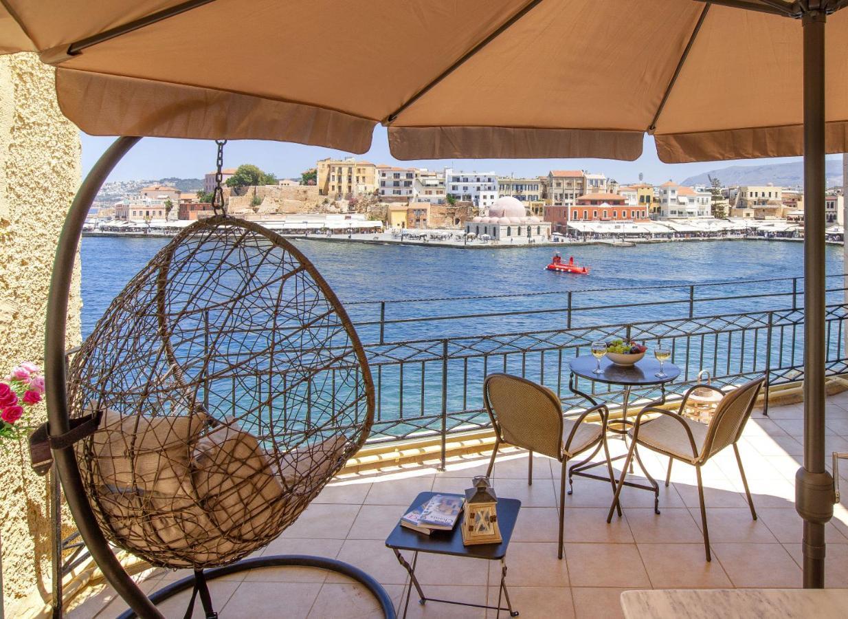 Casa Alba Seaview House Apartman Hriszí Aktí Haniá Kültér fotó